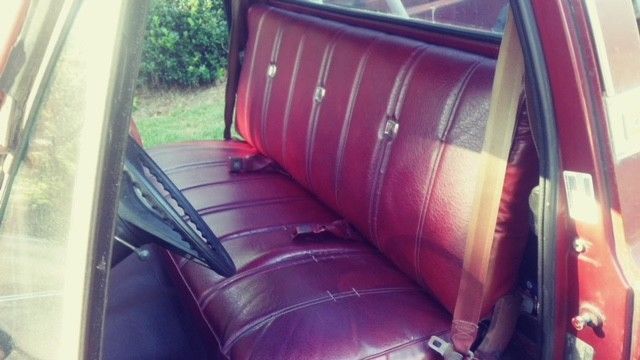 1976 Red Chevrolet C-10 pick up truck