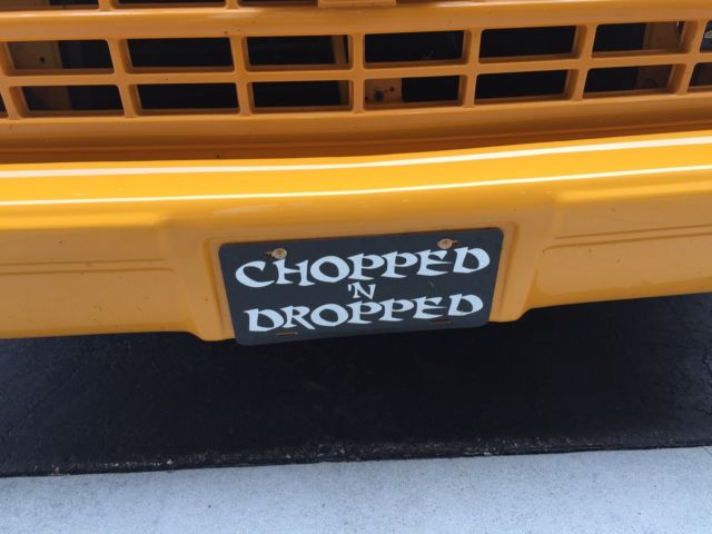 1982 Yellow Chevrolet C-10 Cab & Chassis