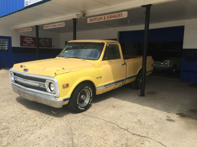 1969 Yellow Chevrolet C-10 SWB