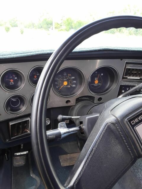 1987 Blue Chevrolet Pickup Standard Cab Pickup