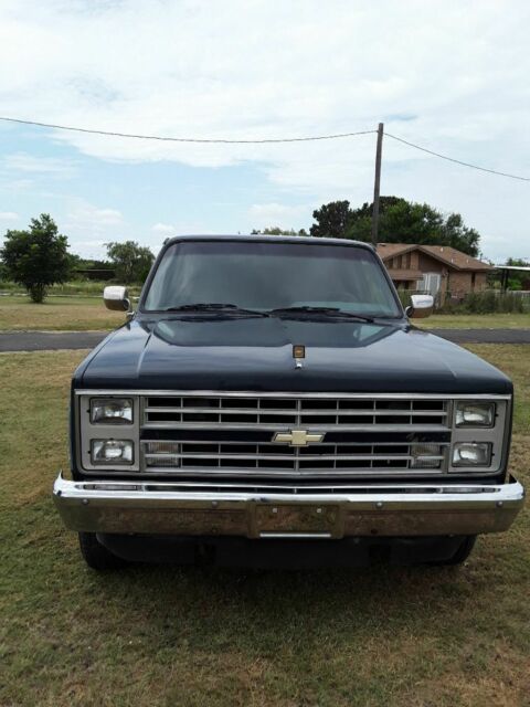 1987 Blue Chevrolet Pickup Standard Cab Pickup