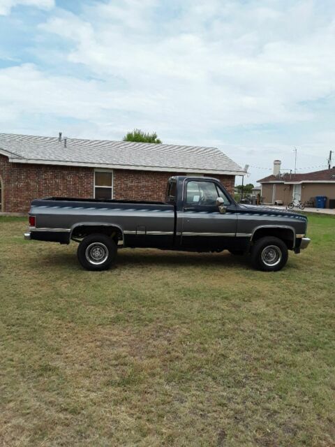 1987 Blue Chevrolet Pickup Standard Cab Pickup