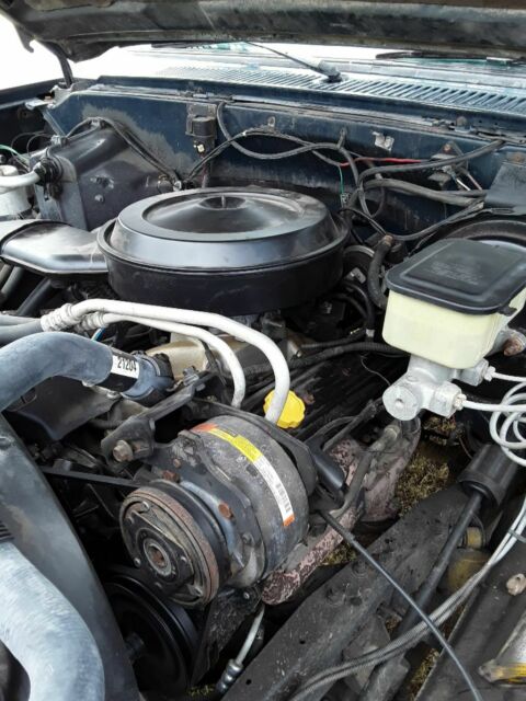 1987 Blue Chevrolet Pickup Standard Cab Pickup