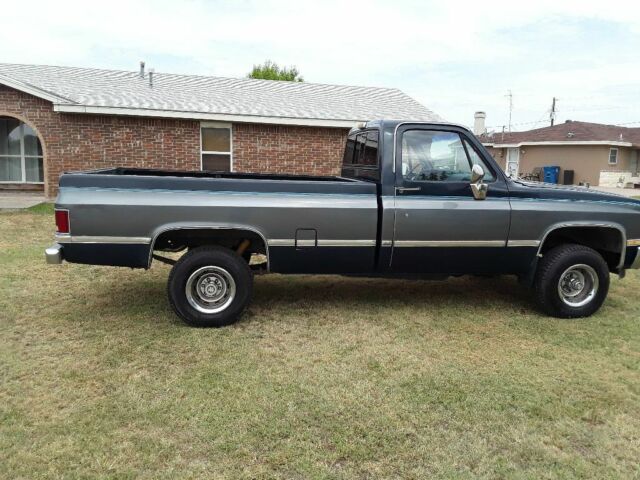 1987 Blue Chevrolet Pickup Standard Cab Pickup