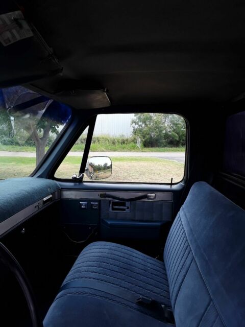 1987 Blue Chevrolet Pickup Standard Cab Pickup