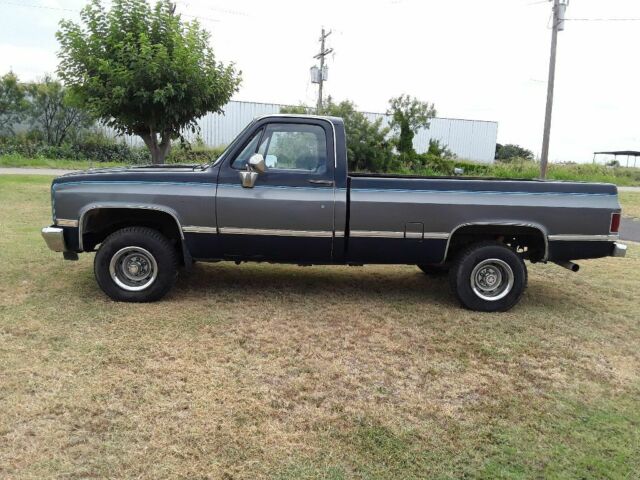 1987 Blue Chevrolet Pickup Standard Cab Pickup