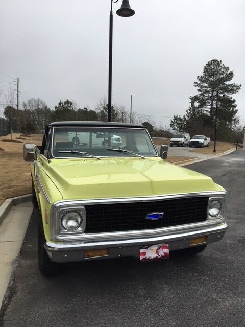 1971 Yellow Chevrolet Other Pickups Standard Cab Pickup