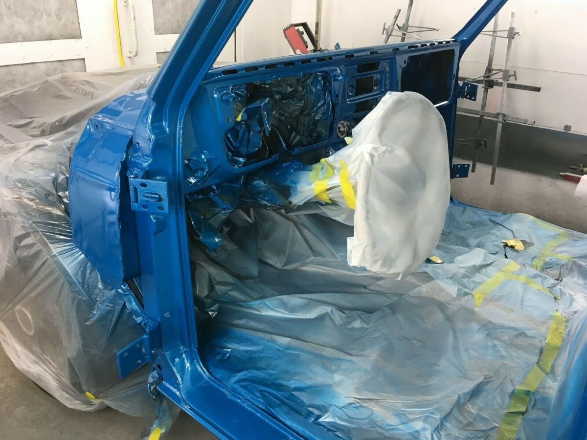 1972 Blue Chevrolet C-10 Standard Cab Pickup