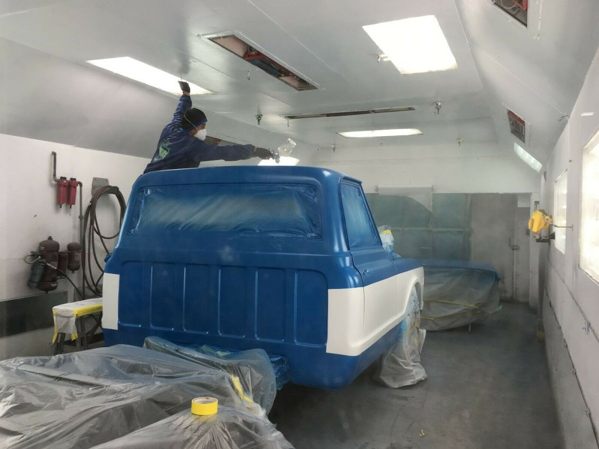 1972 Blue Chevrolet C-10 Standard Cab Pickup