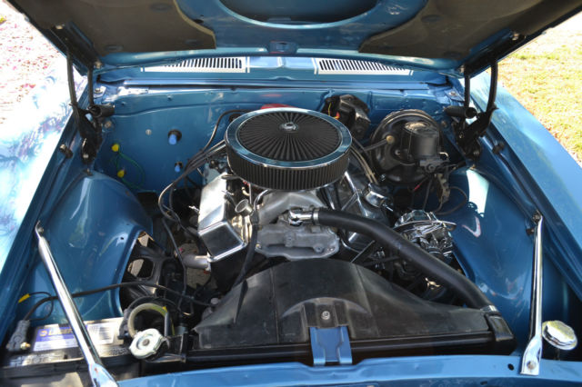 1968 Marina Blue Chevrolet Camaro Convertible