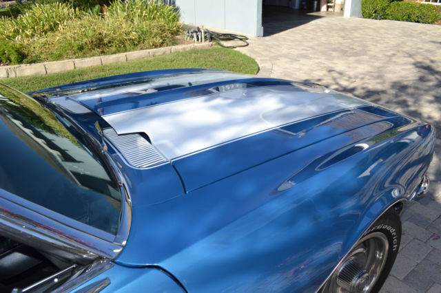 1968 Marina Blue Chevrolet Camaro Convertible