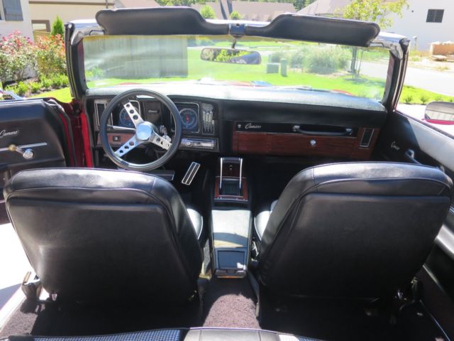 1969 Red Chevrolet Camaro Convertible
