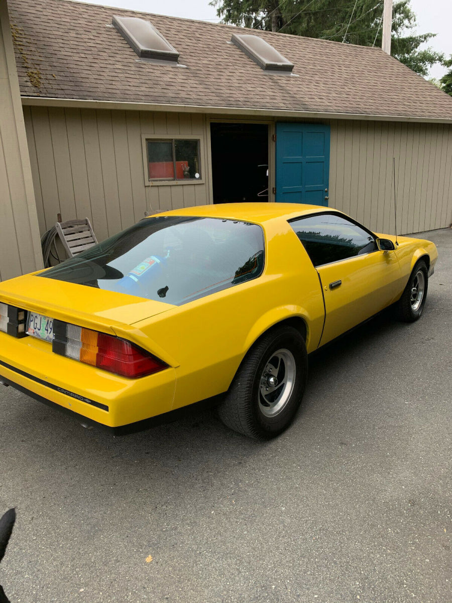 1984 Yellow Chevrolet Camaro Coupe