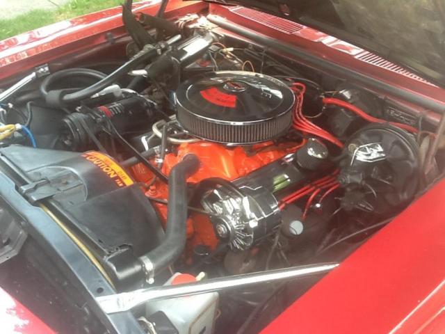 1968 Red Chevrolet Camaro Convertible