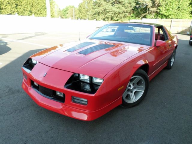 1989 Red Chevrolet Camaro