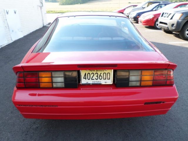 1989 Red Chevrolet Camaro