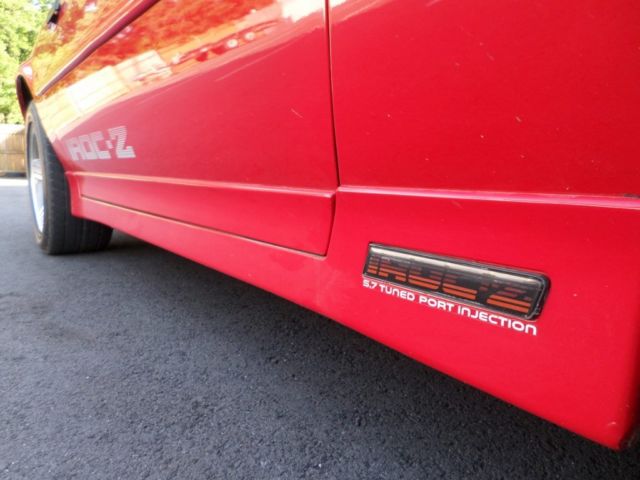 1989 Red Chevrolet Camaro