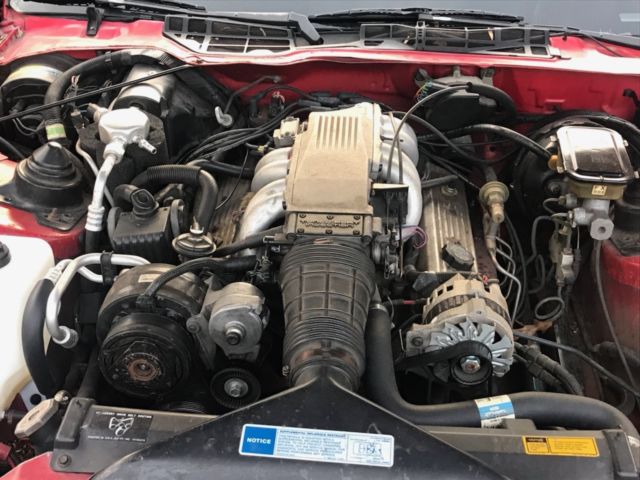 1990 Red Chevrolet Camaro Convertible