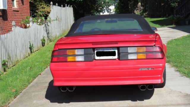 1990 Red Chevrolet Camaro Convertible