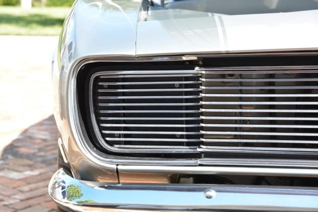 1968 jade green/silver Chevrolet Camaro Coupe