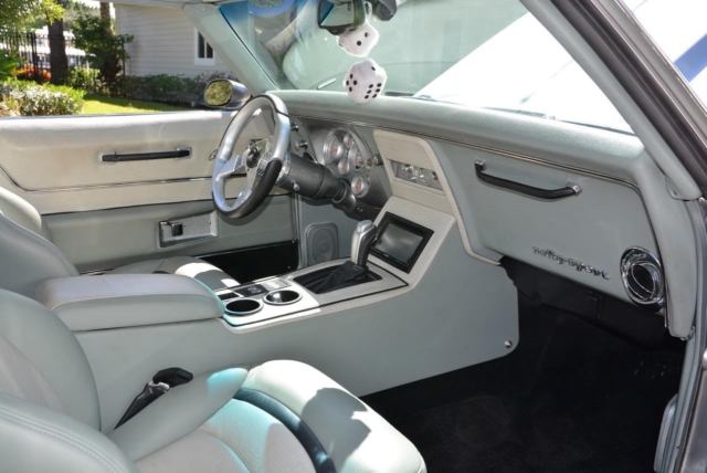 1968 jade green/silver Chevrolet Camaro Coupe