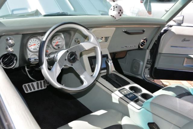 1968 jade green/silver Chevrolet Camaro Coupe