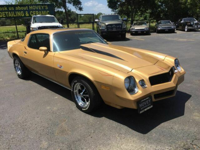 1980 Gold Chevrolet Camaro Coupe