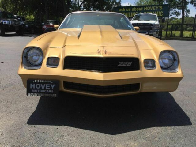 1980 Gold Chevrolet Camaro Coupe
