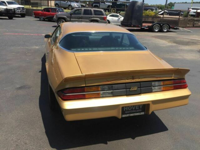 1980 Gold Chevrolet Camaro Coupe