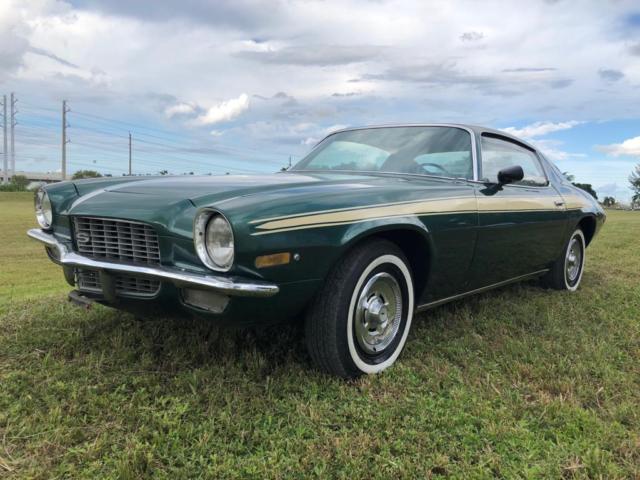 1970 Green Chevrolet Camaro Coupe