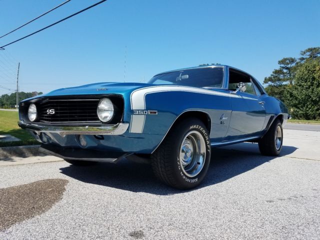 1969 Blue Chevrolet Camaro Coupe