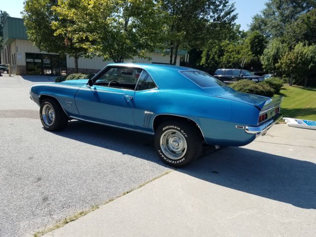 1969 Blue Chevrolet Camaro Coupe