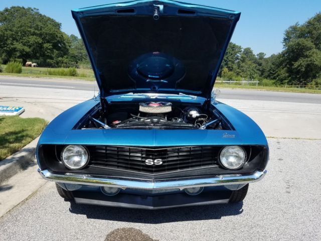 1969 Blue Chevrolet Camaro Coupe