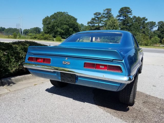 1969 Blue Chevrolet Camaro Coupe