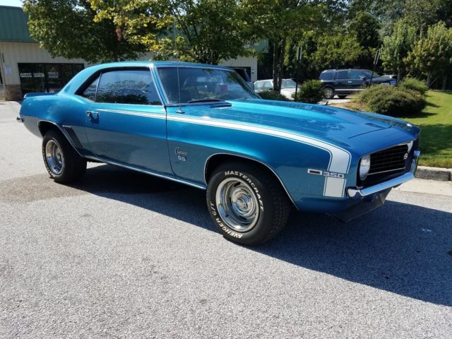 1969 Blue Chevrolet Camaro Coupe