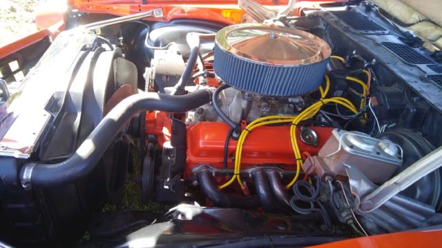 1973 Orange Chevrolet Camaro Coupe