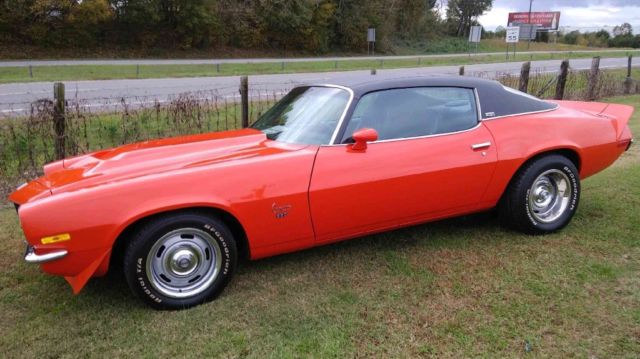 1973 Orange Chevrolet Camaro Coupe