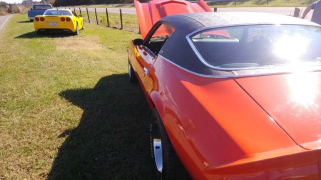 1973 Orange Chevrolet Camaro Coupe