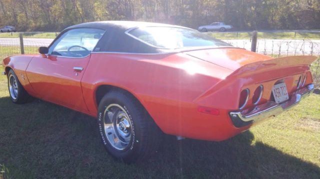 1973 Orange Chevrolet Camaro Coupe