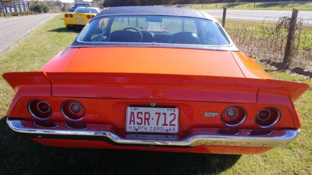 1973 Orange Chevrolet Camaro Coupe