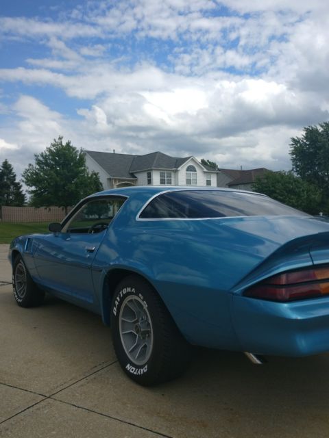 1980 Blue Chevrolet Camaro Coupe