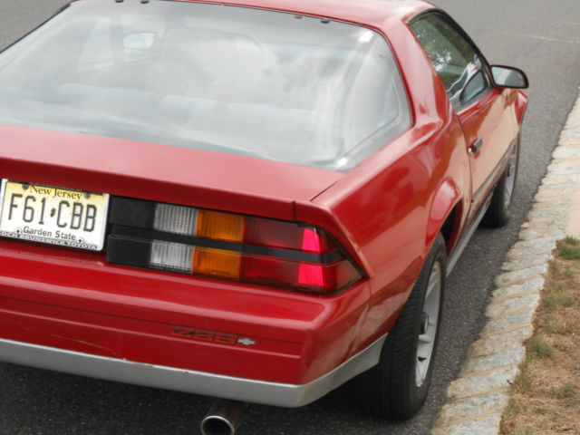 1984 Red Chevrolet Camaro Hatchback