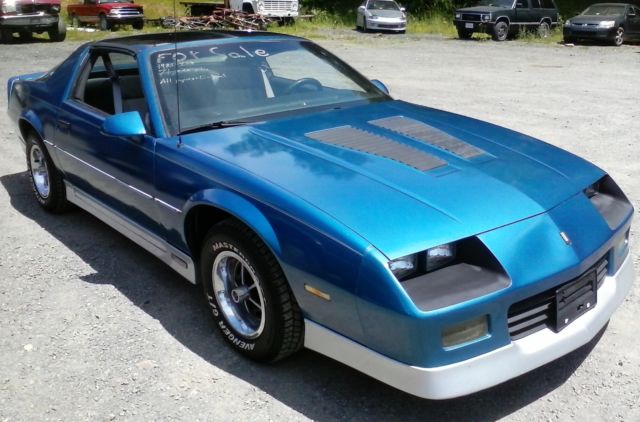 1985 Blue Chevrolet Camaro Coupe