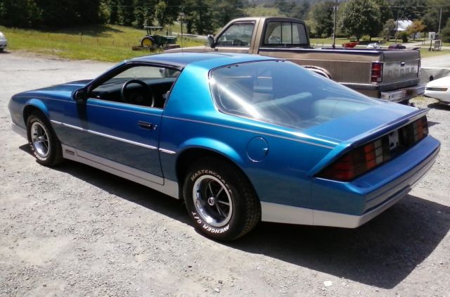 1985 Blue Chevrolet Camaro Coupe