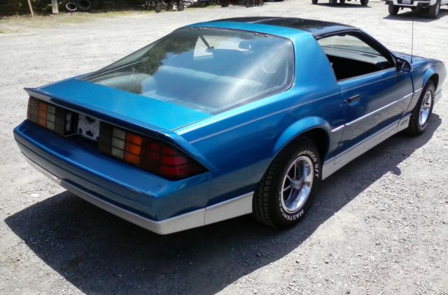 1985 Blue Chevrolet Camaro Coupe