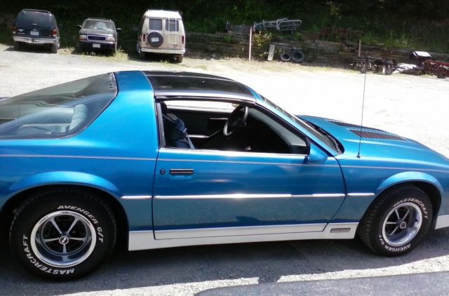 1985 Blue Chevrolet Camaro Coupe