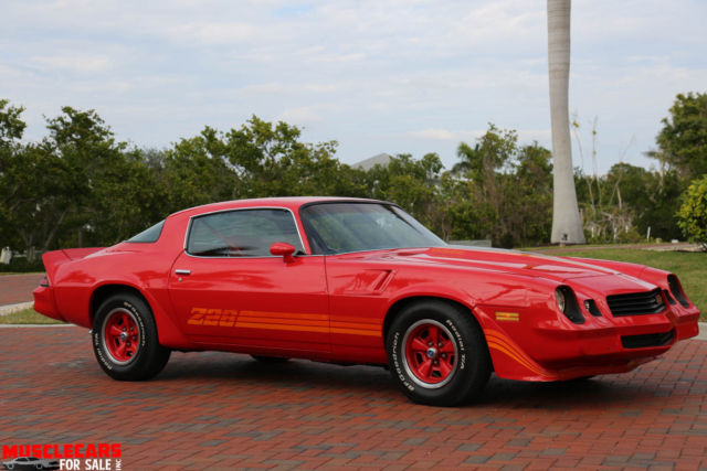 1981 Red Chevrolet Camaro Coupe