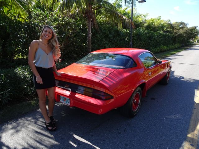 1981 Red Chevrolet Camaro Coupe
