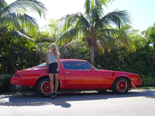1981 Red Chevrolet Camaro Coupe