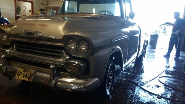 1958 Silver Chevrolet Other Pickups Standard Cab Pickup